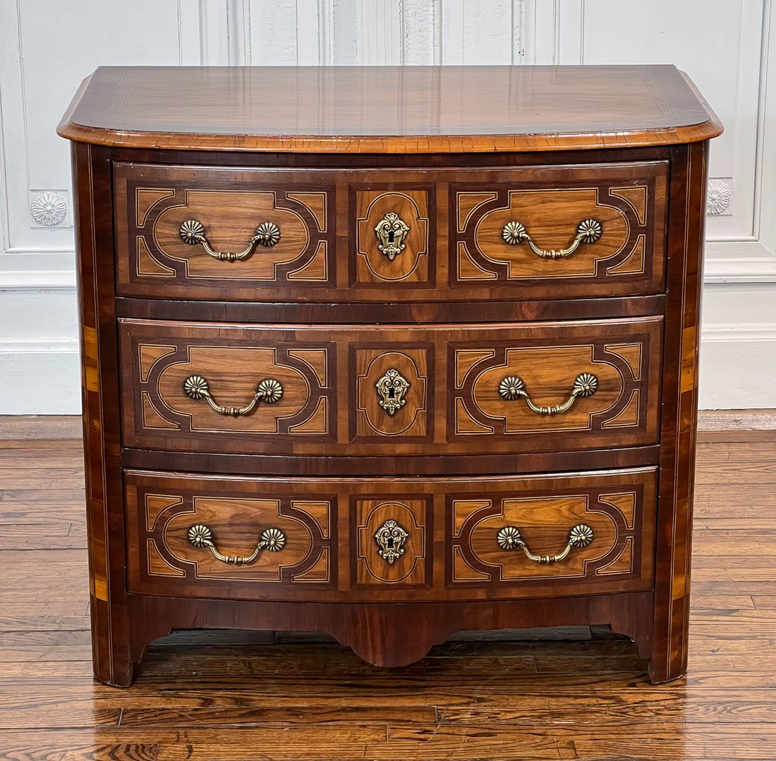 Ebanista Inlaid Mahogany Commode Chest (1 of 9)