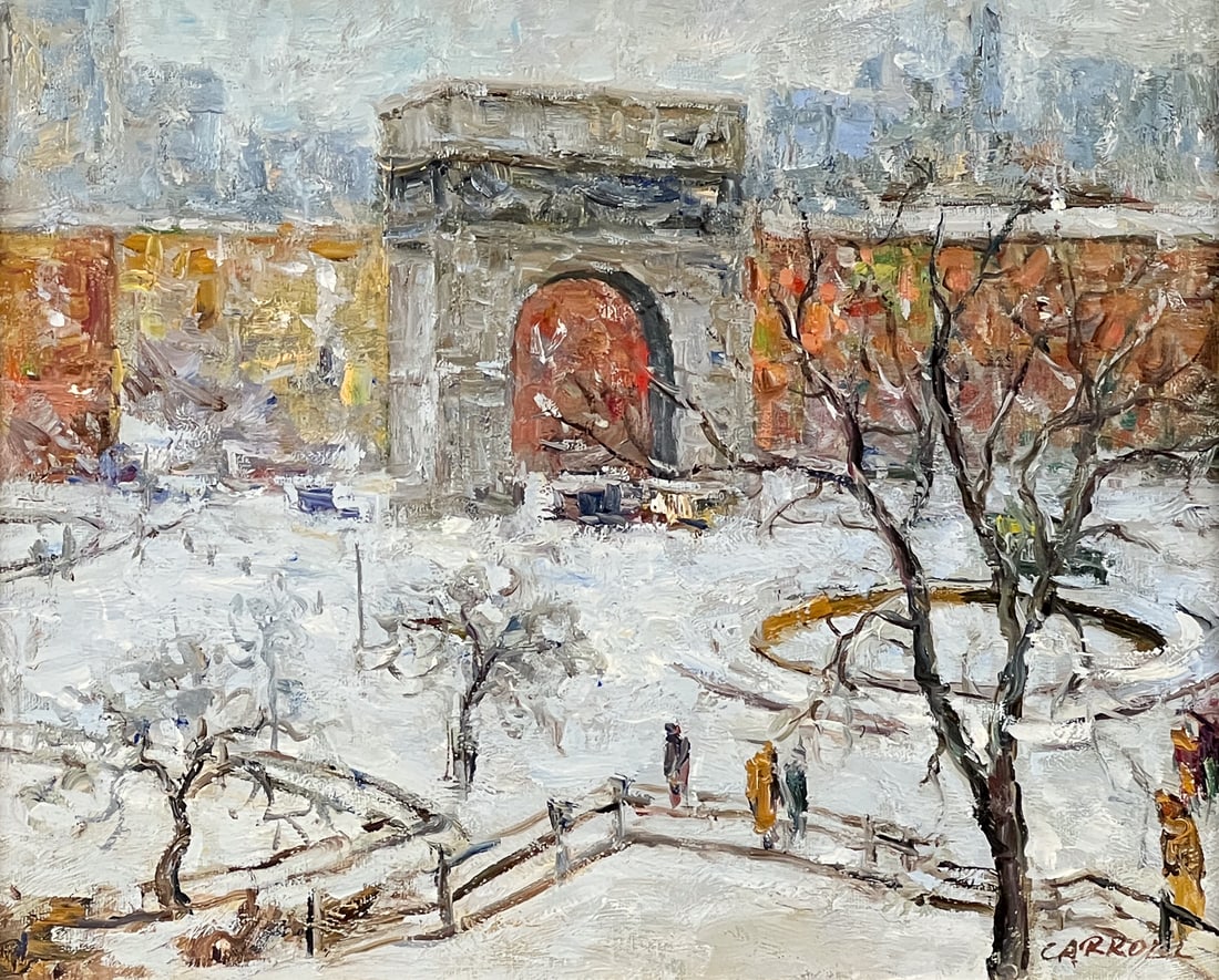 Washington Square Park, New York Painting (1 of 4)