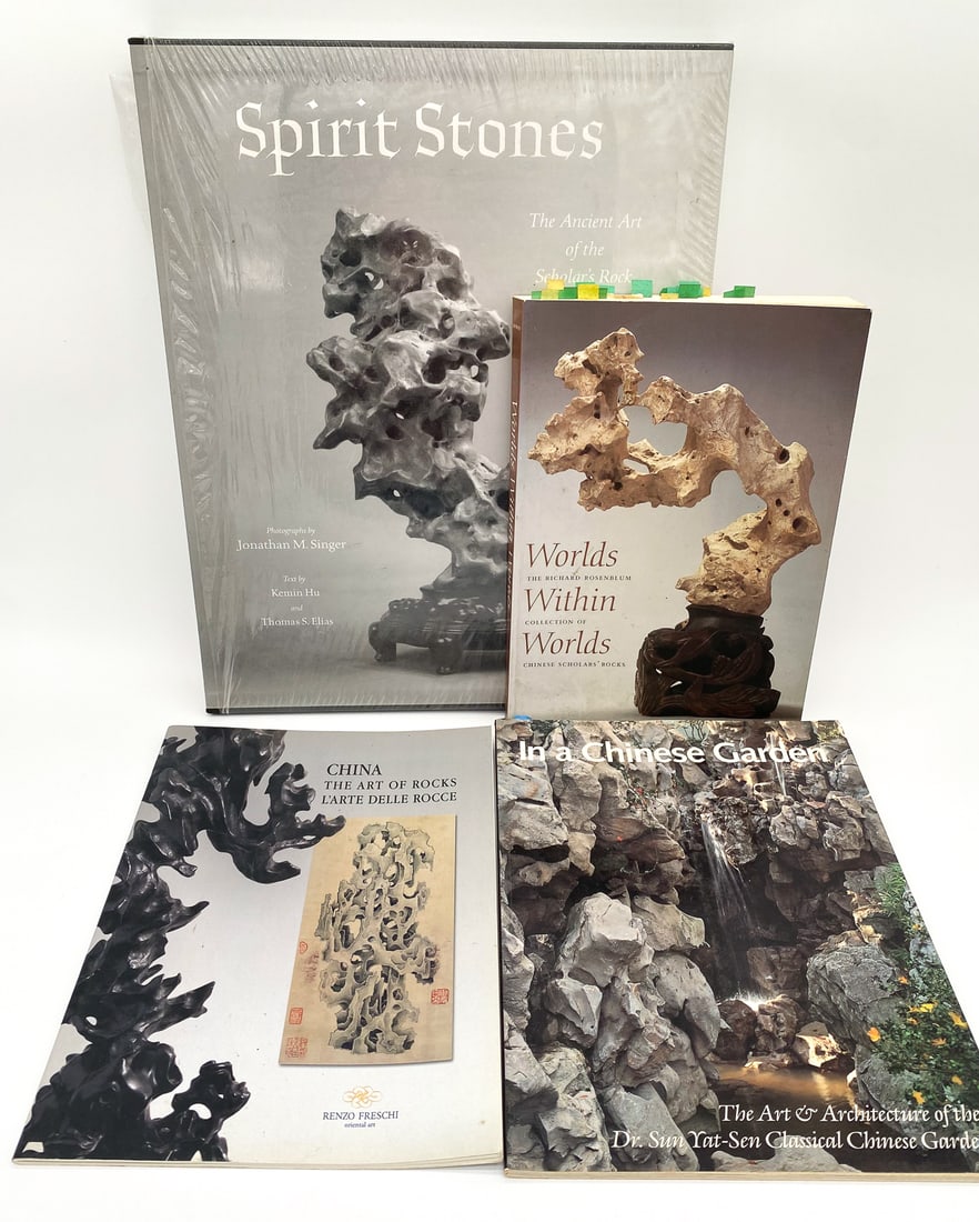 Lot Of 7 Books On Chinese Scholar's Stones (1 of 4)