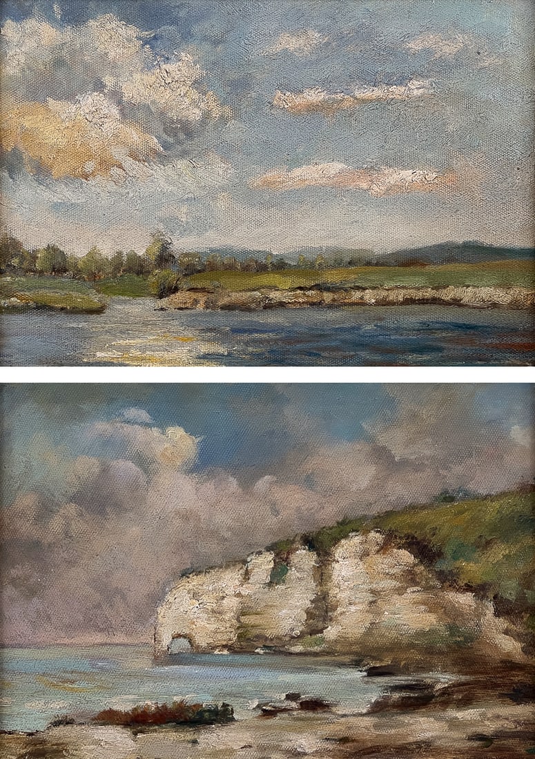 Pair English Landscape Oil Paintings (1 of 7)