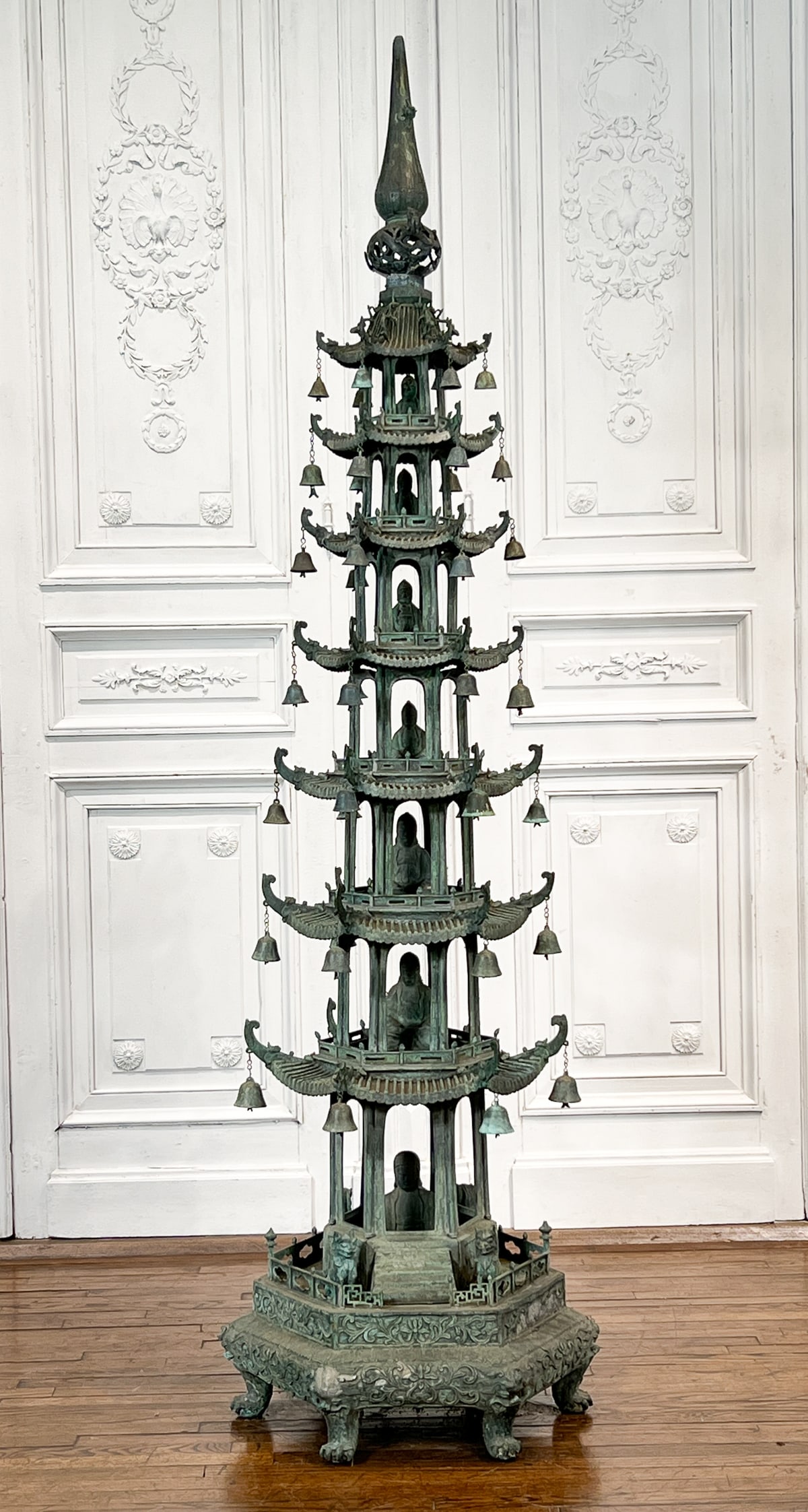 Large Chinese Bronze Pagoda (1 of 20)