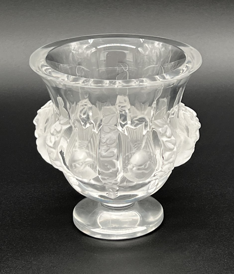 Lalique Dampierre Crystal Vase (1 of 7)