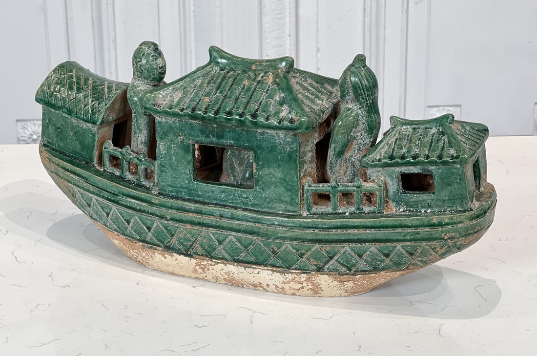 Sancai Glaze Pottery River Boat (1 of 11)