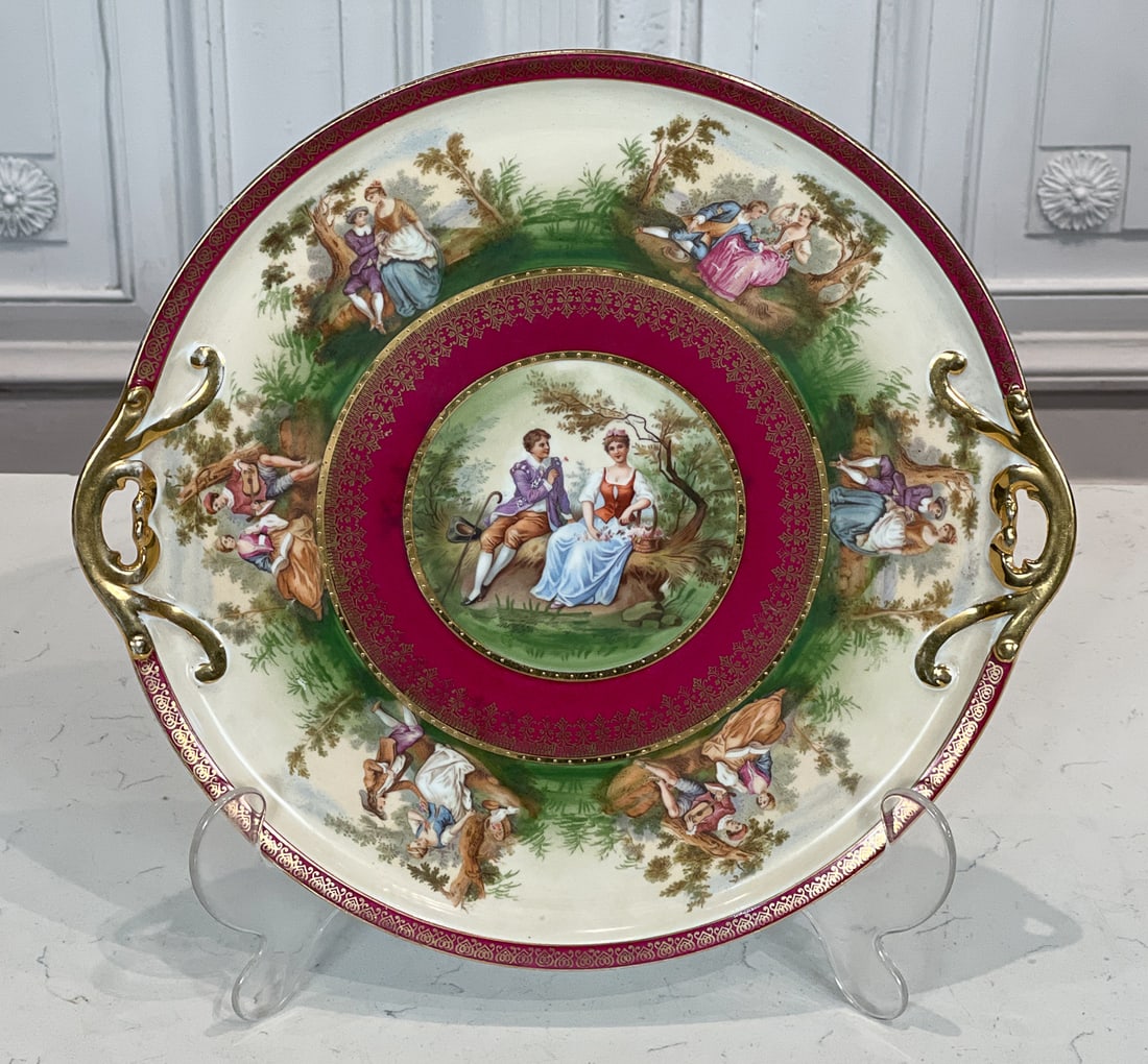 Royal Vienna Style Porcelain Charger (1 of 4)