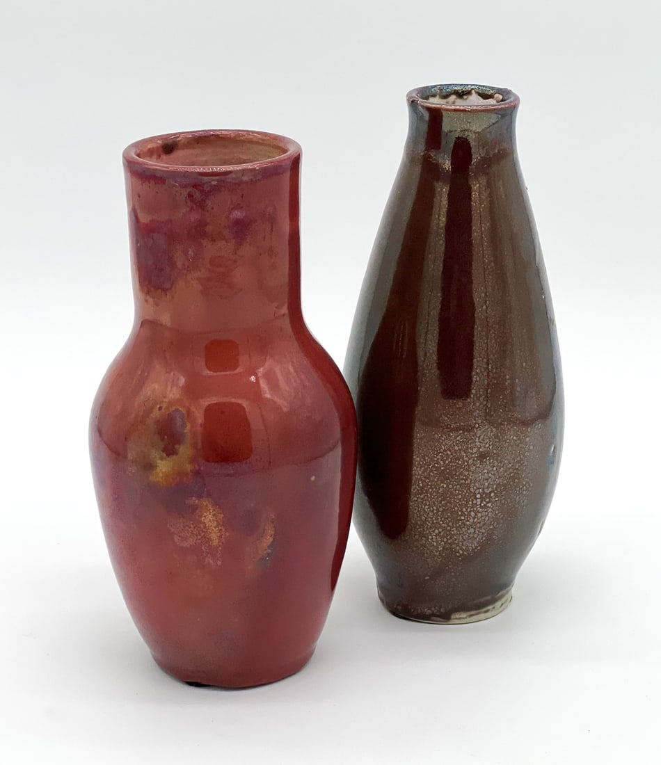 Two Hugh Robertson Dedham Art Pottery Vases (1 of 7)