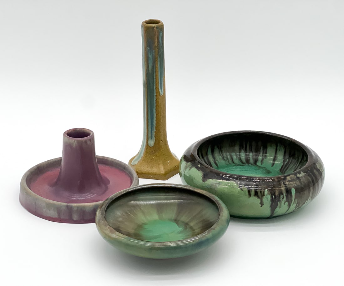 Four Fulper Prang Art Pottery Items (1 of 8)