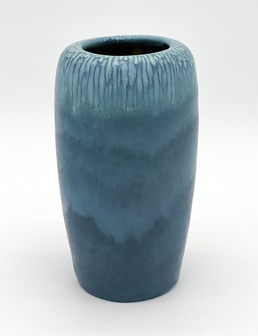 Hampshire Pottery Blue Glaze Vase (1 of 7)