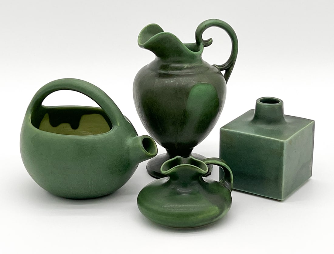 Four Small Hampshire Pottery Vessels (1 of 10)