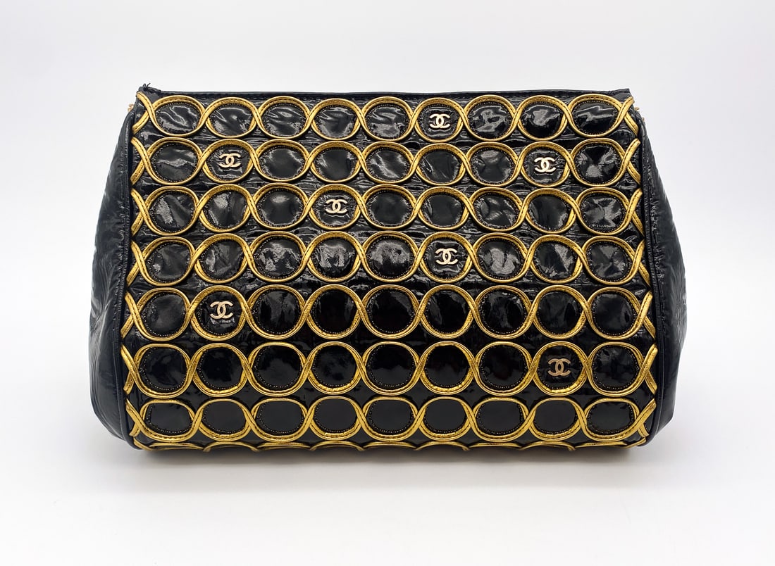 Chanel Patent Leather CC Embroidered Bag (1 of 8)