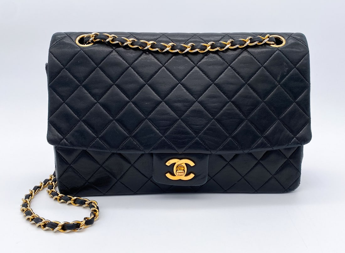 Chanel Black CC Jumbo Flap Bag (1 of 18)