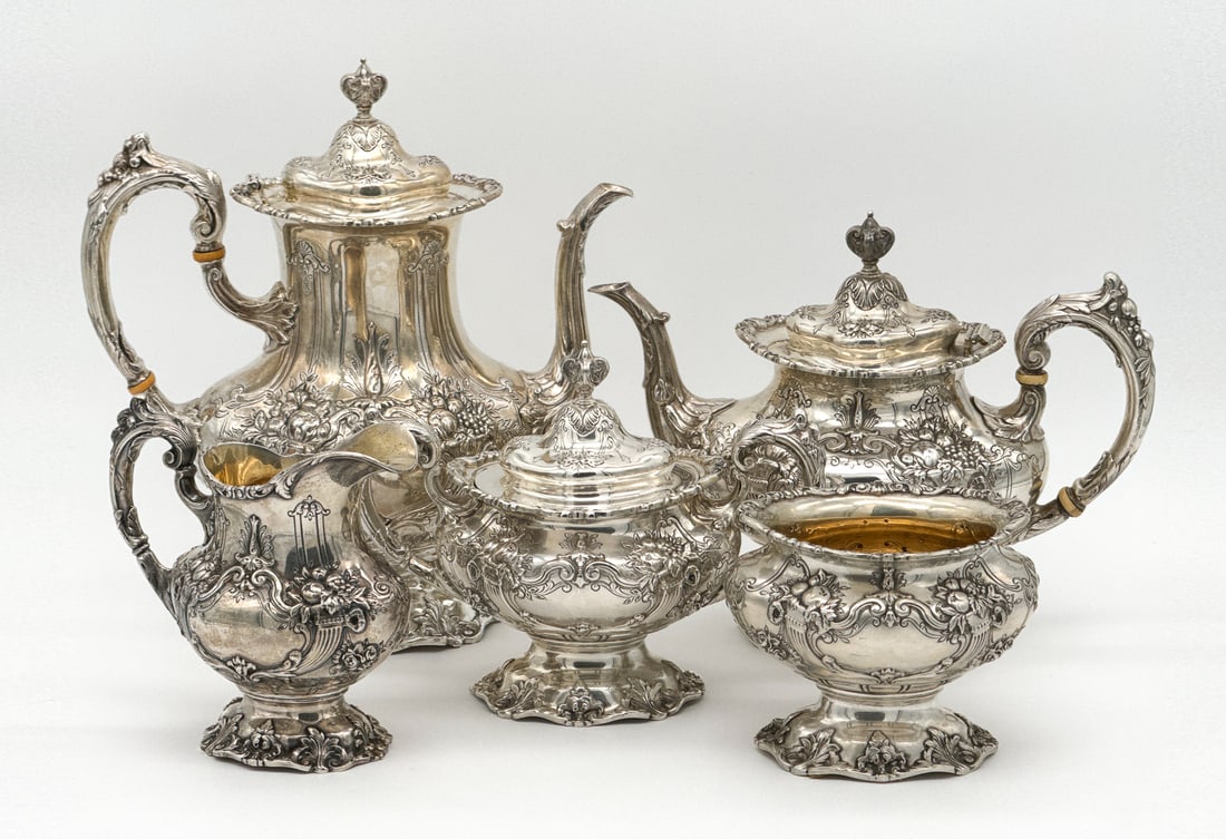 Reed & Barton Francis I Sterling Silver Tea And Coffee Service (1 of 16)