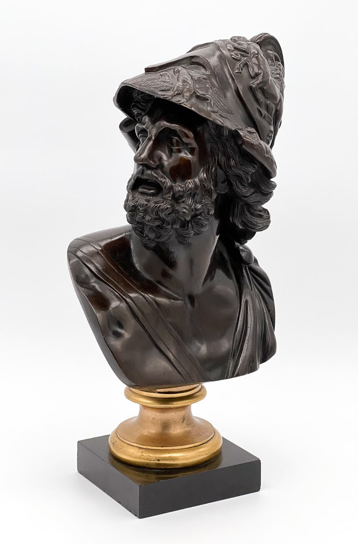 Italian Bronze Bust Of Menelaus (1 of 7)