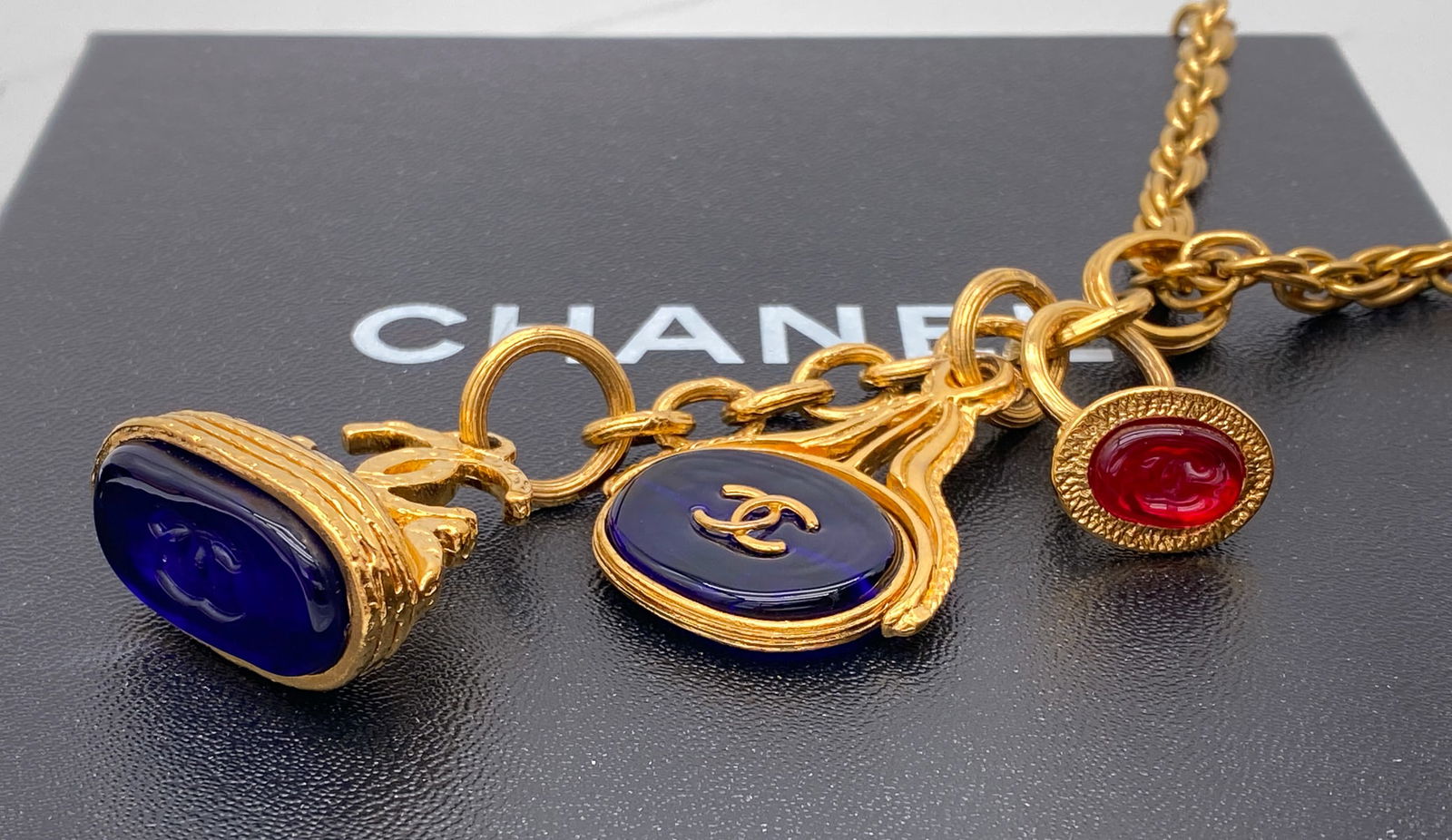 Chanel Signet Charm Necklace (1 of 7)