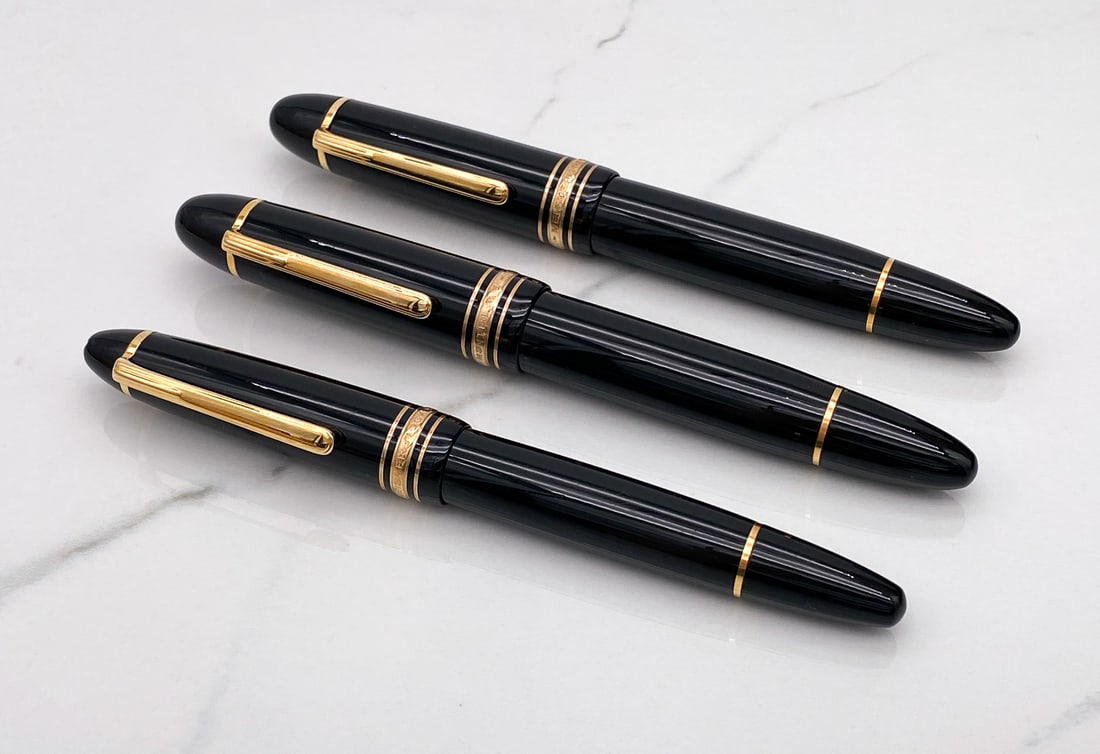 Three Montblanc Meisterstuck Writing Instruments (1 of 3)