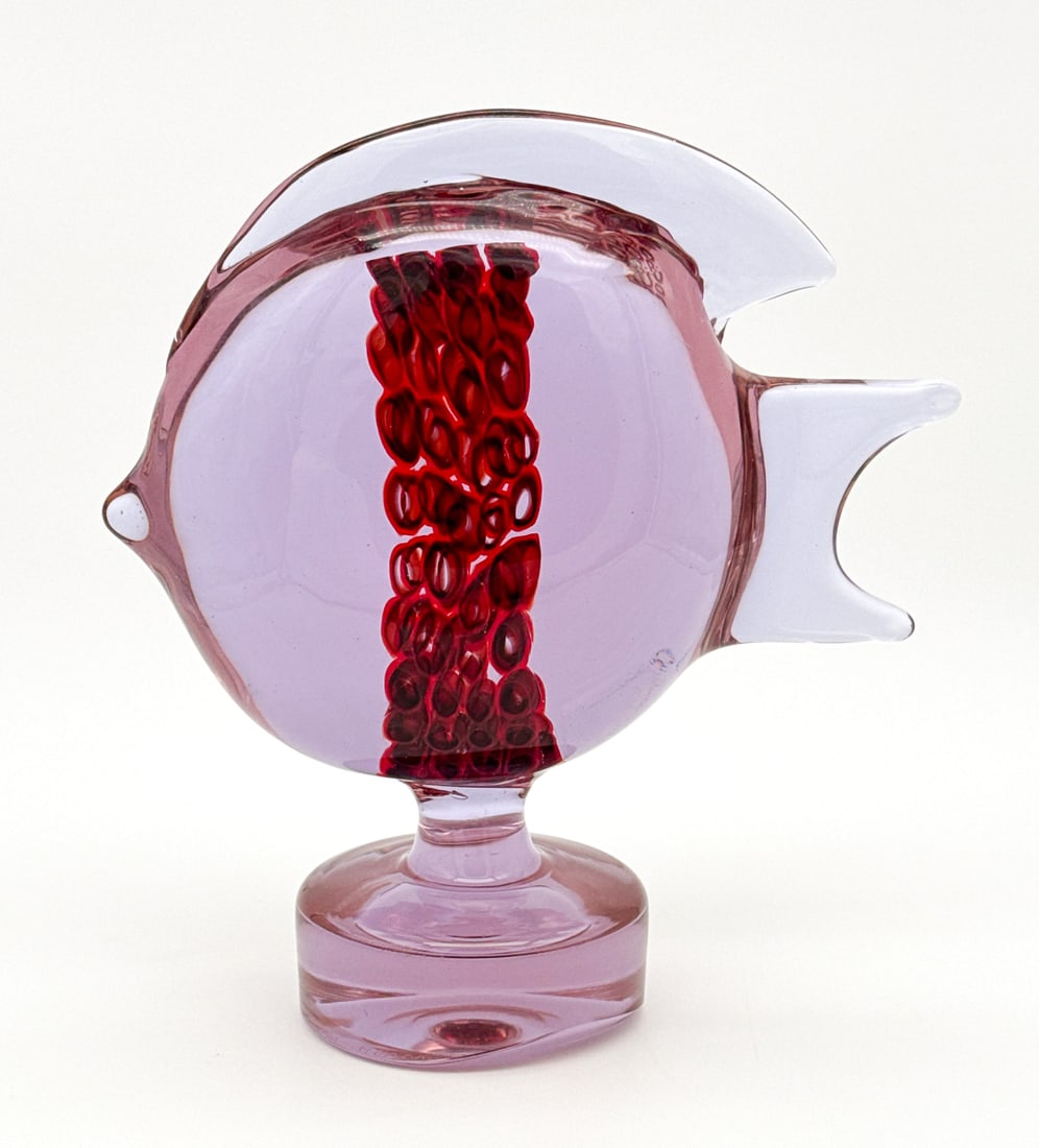 Alberto Tosi Murano Glass Fish Figure (1 of 6)