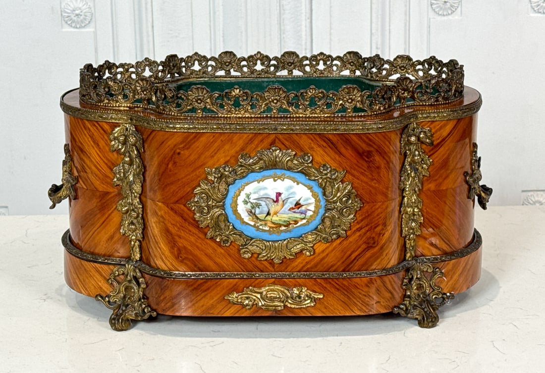 Antique French Sevres Mounted Jardiniere (1 of 9)