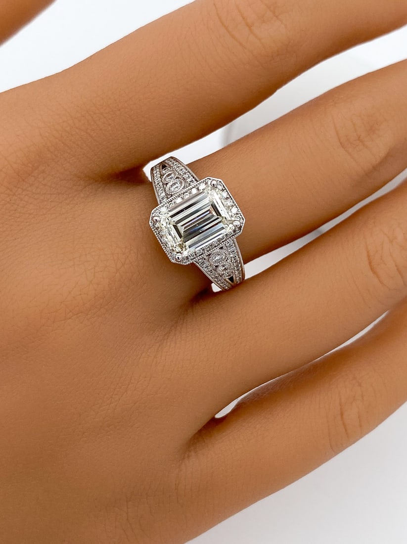 GIA 3.01ct Diamond Engagement Ring (1 of 6)