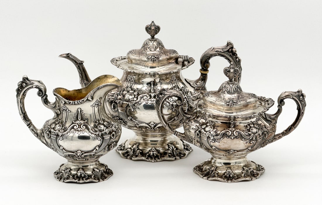 Reed & Barton Francis I Sterling Silver Tea Set (1 of 10)