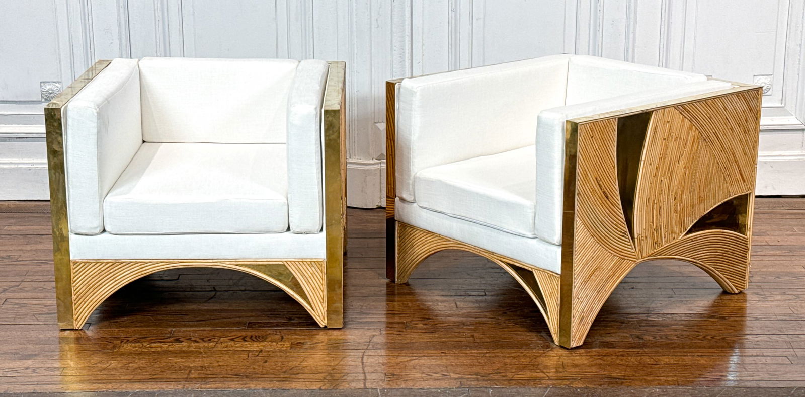 Pair Vivai Del Sud Modern Armchairs (1 of 12)