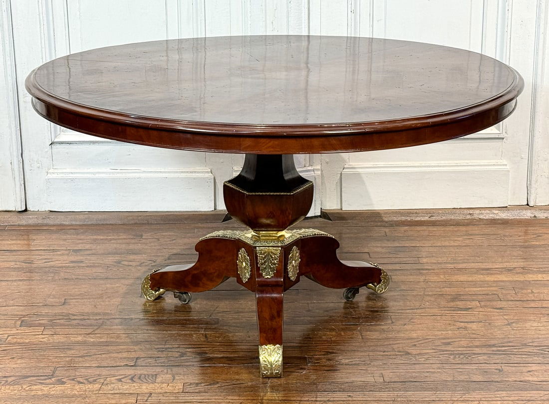 Regency Mahogany Bronze Mounted Breakfast Table (1 of 7)