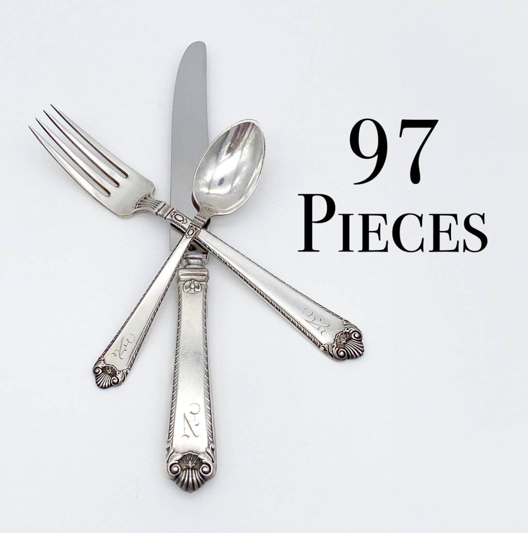 Watson George II Pattern Sterling Flatware (1 of 3)