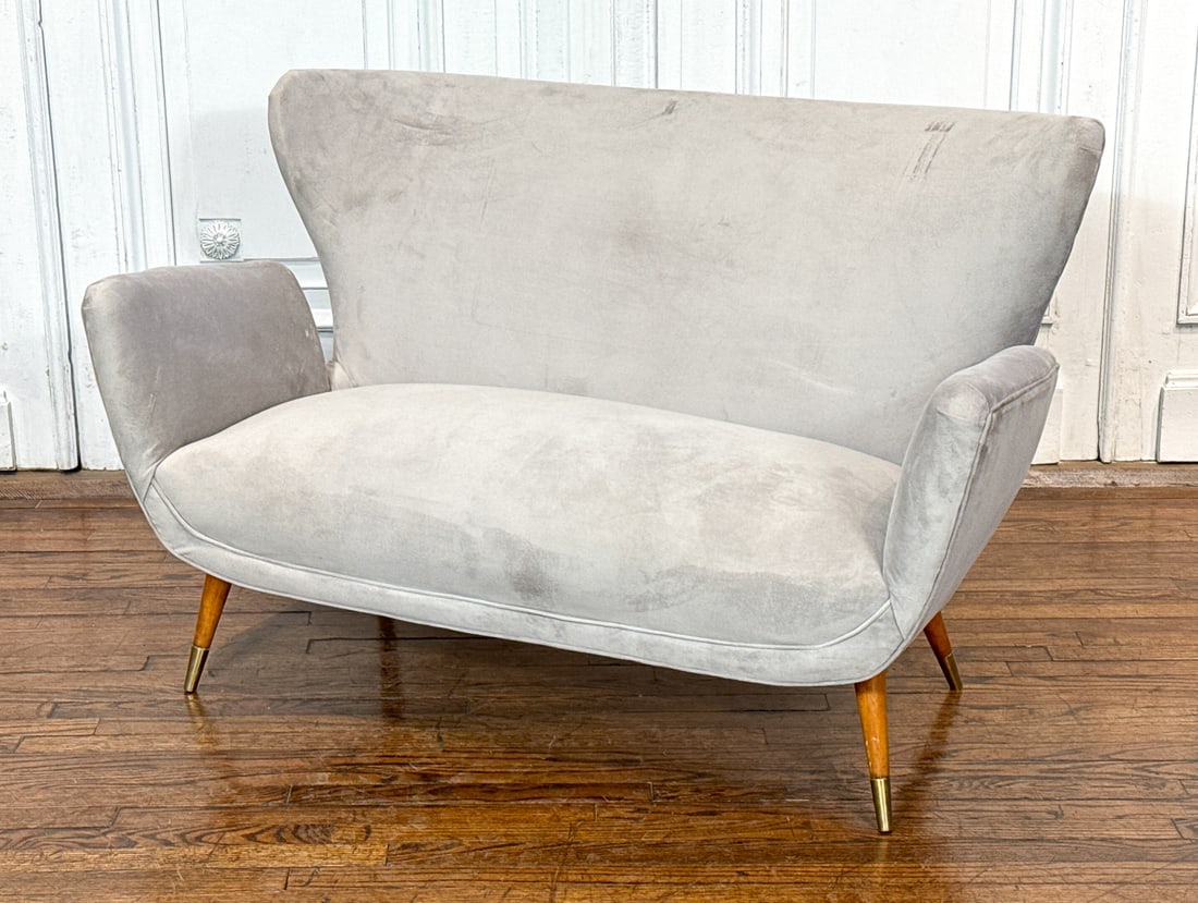 Italian Mid Century Modern Settee (1 of 8)