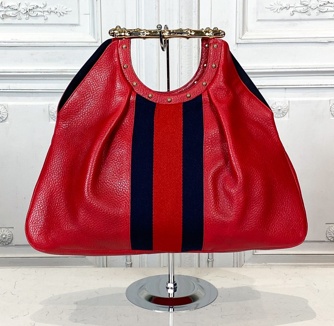 Gucci Web Metal Bamboo Tote (1 of 5)