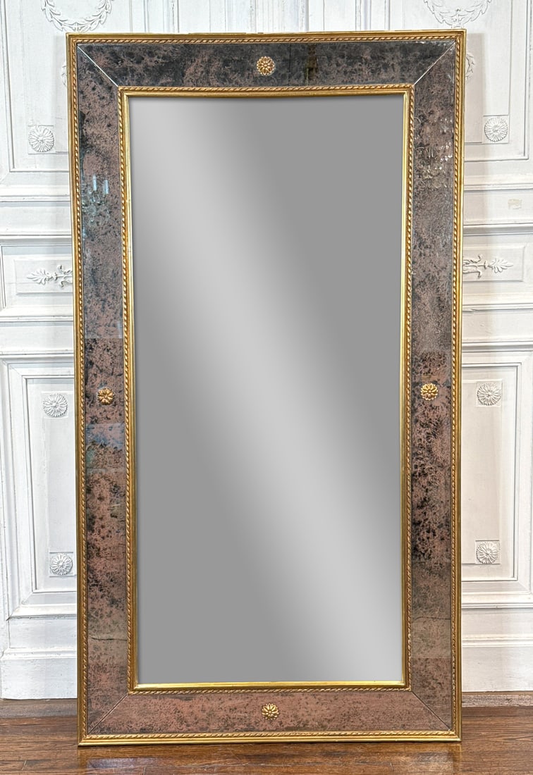 Large Empire Style Giltwood Mirror (1 of 7)