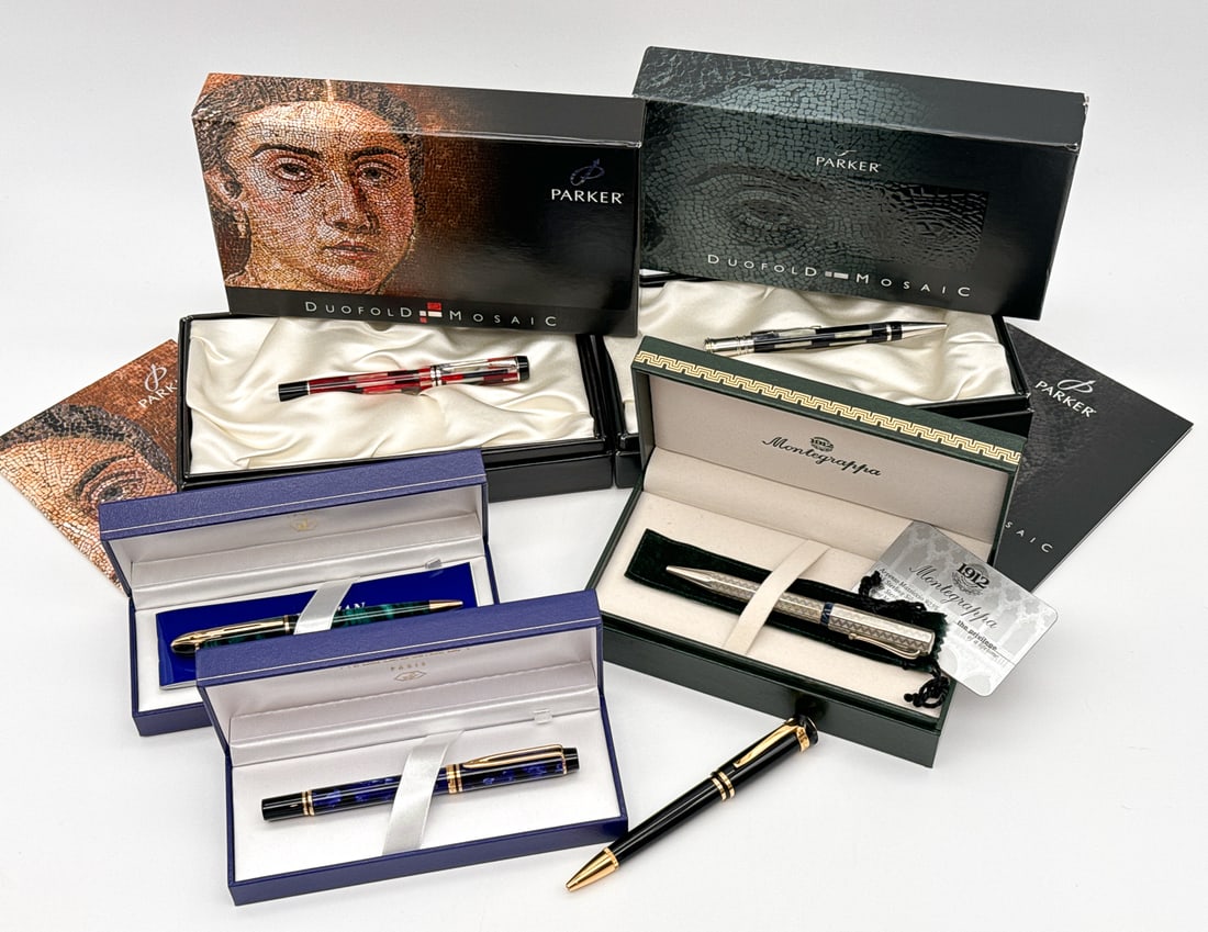 Six Writing Instruments Including Parker (1 of 4)