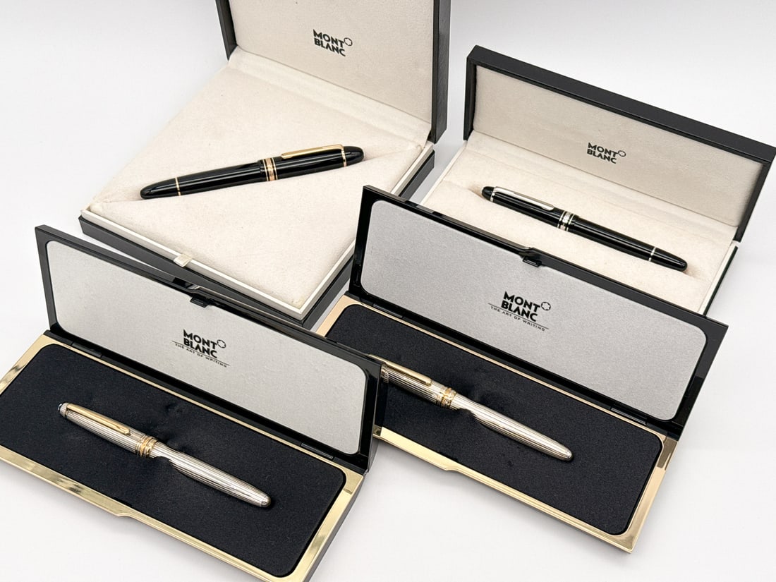 Four Mont Blanc Meisterstuck Writing Instruments (1 of 3)
