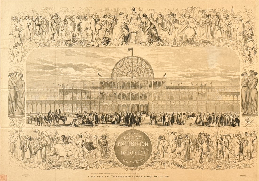 Large Victorian Crystal Palace View Print (1 of 6)