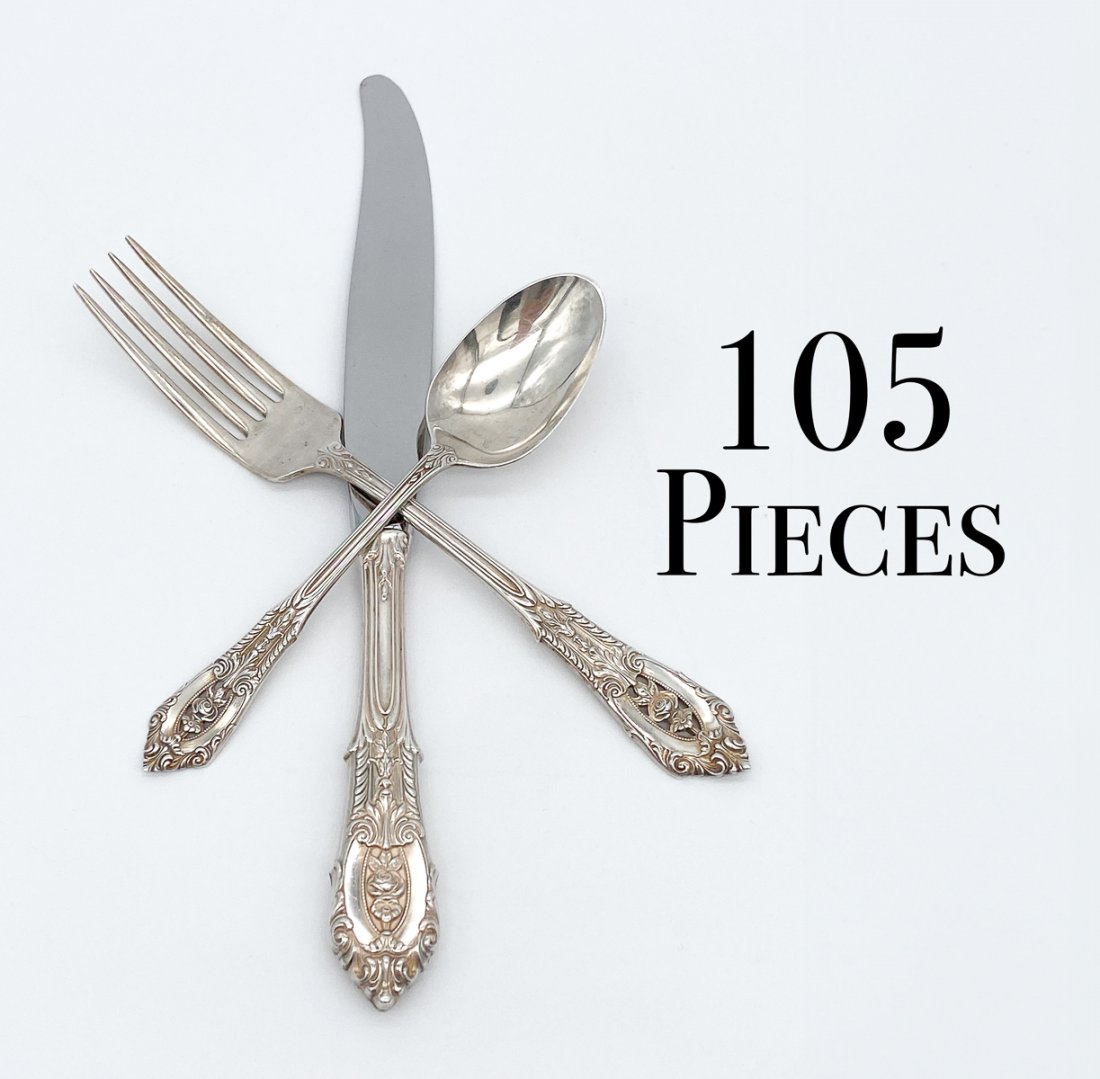 Wallace Rosepoint Sterling Silver Flatware (1 of 3)