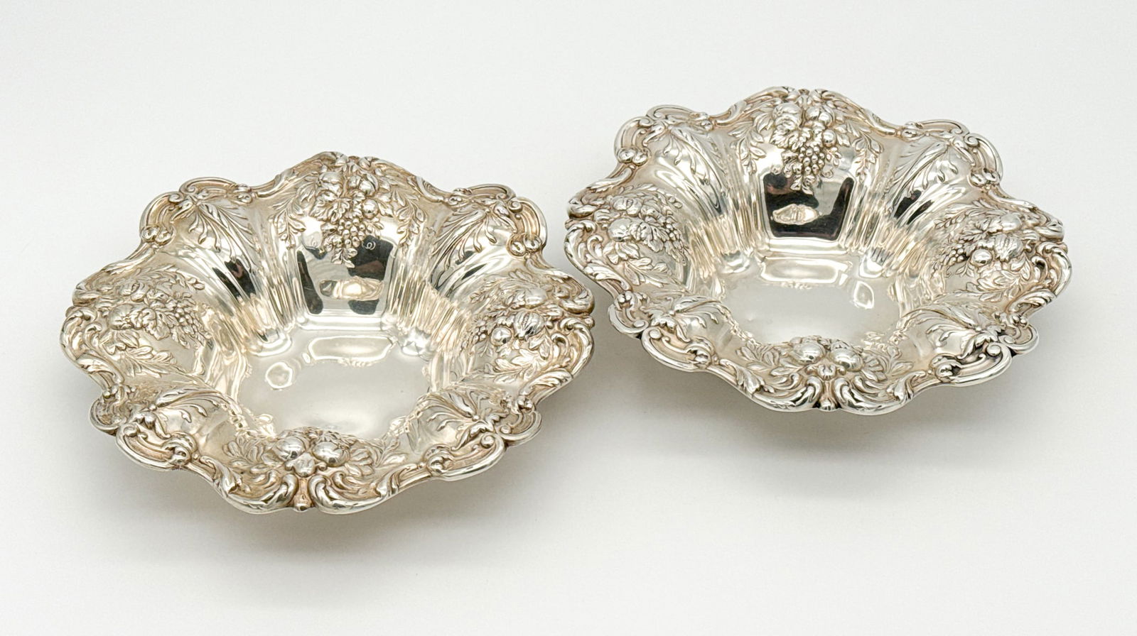 Pair Reed & Barton Francis I Silver Bowls (1 of 7)