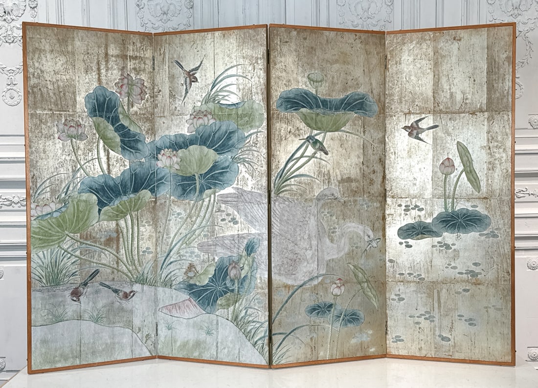 Hand-Painted Wallpaper Wall Screen (1 of 12)