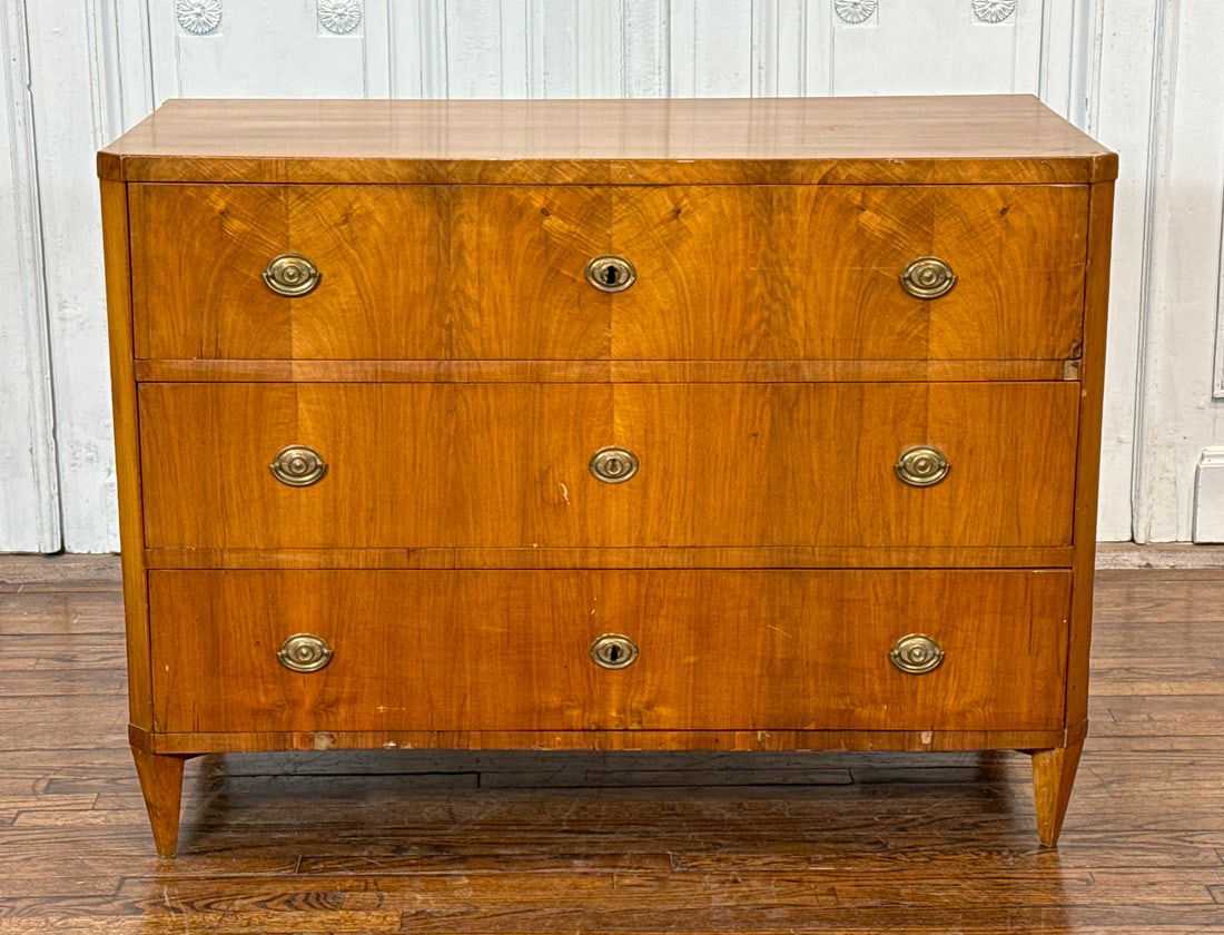 Biedermeier Walnut Commode Chest (1 of 9)