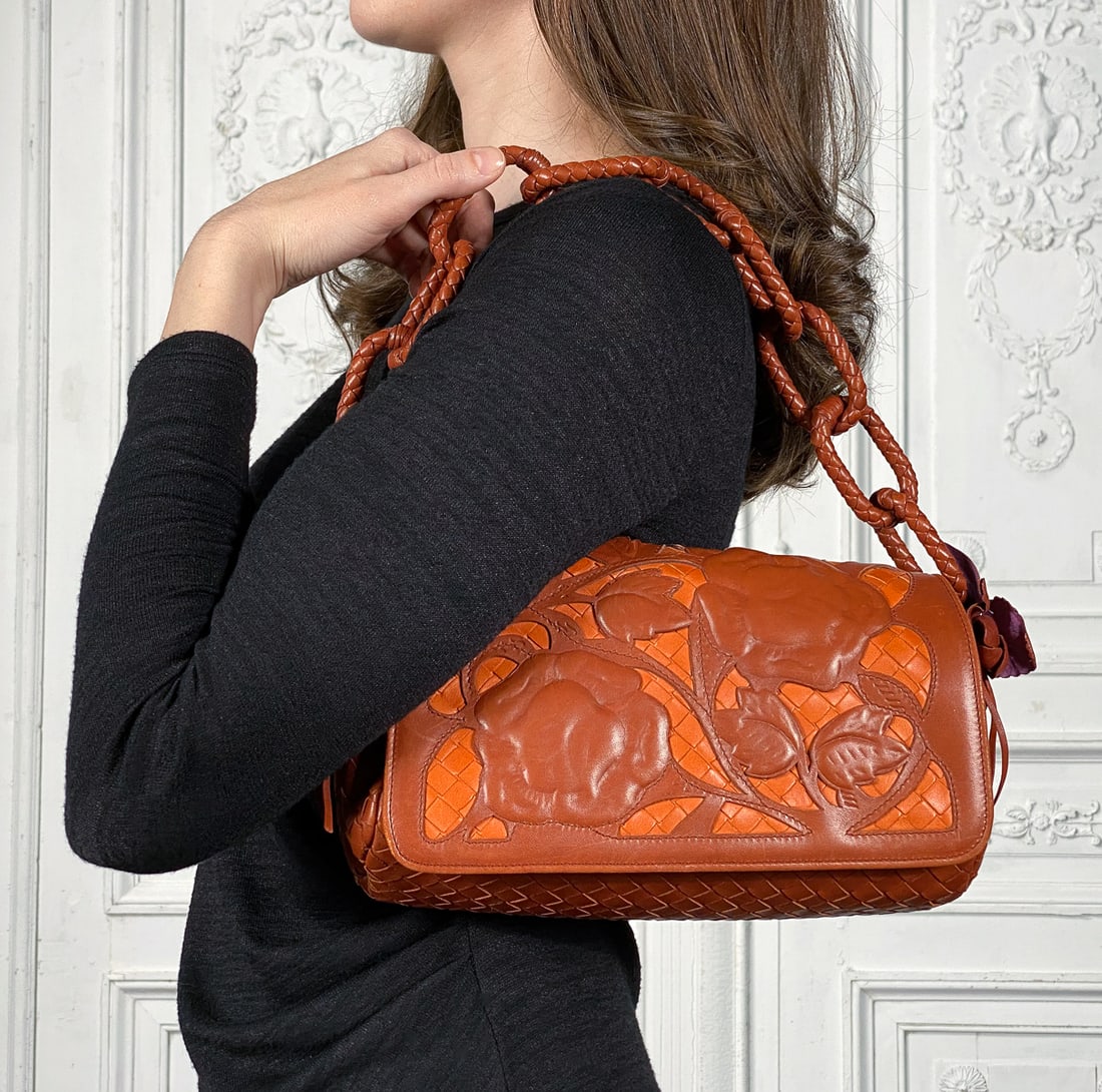 Bottega Veneta Ltd. Ed. Floral Applique Bag (1 of 6)
