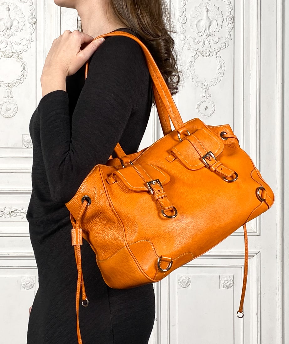 Prada Vitello Daino Tote Bag (1 of 7)