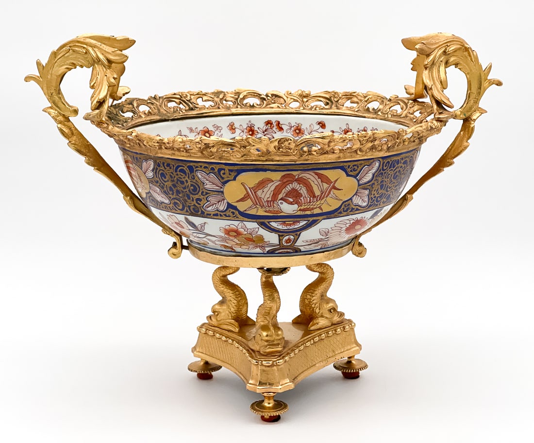 Gilt Bronze Mounted Imari Porcelain Bowl (1 of 5)