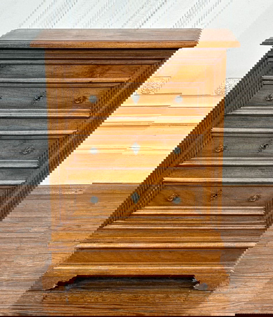 Small Italian Walnut Chest Of Drawers (1 of 9)