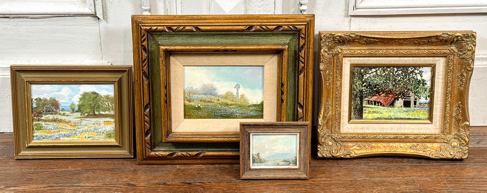 Miniature Texas Landscape Painting Group (1 of 13)