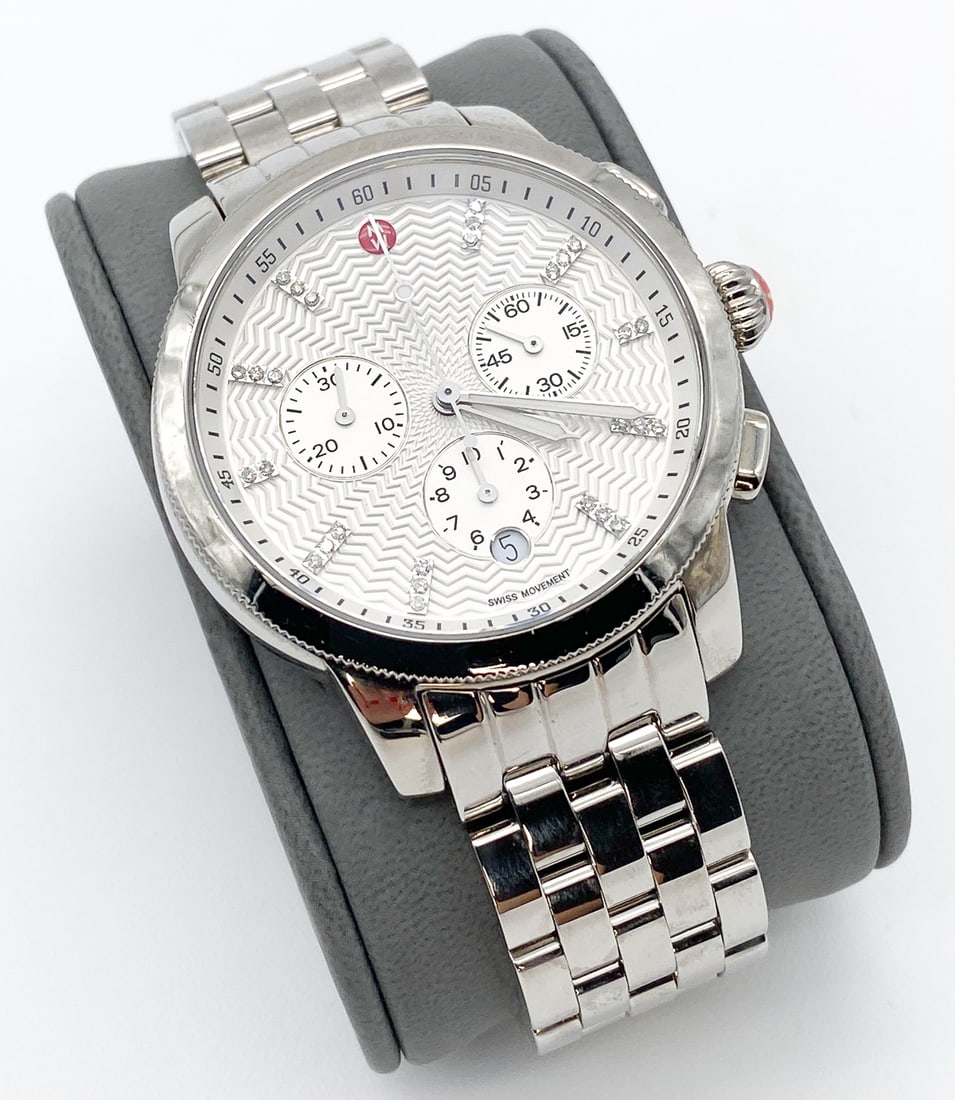 Michele Uptown Diamond Wave Watch (1 of 2)