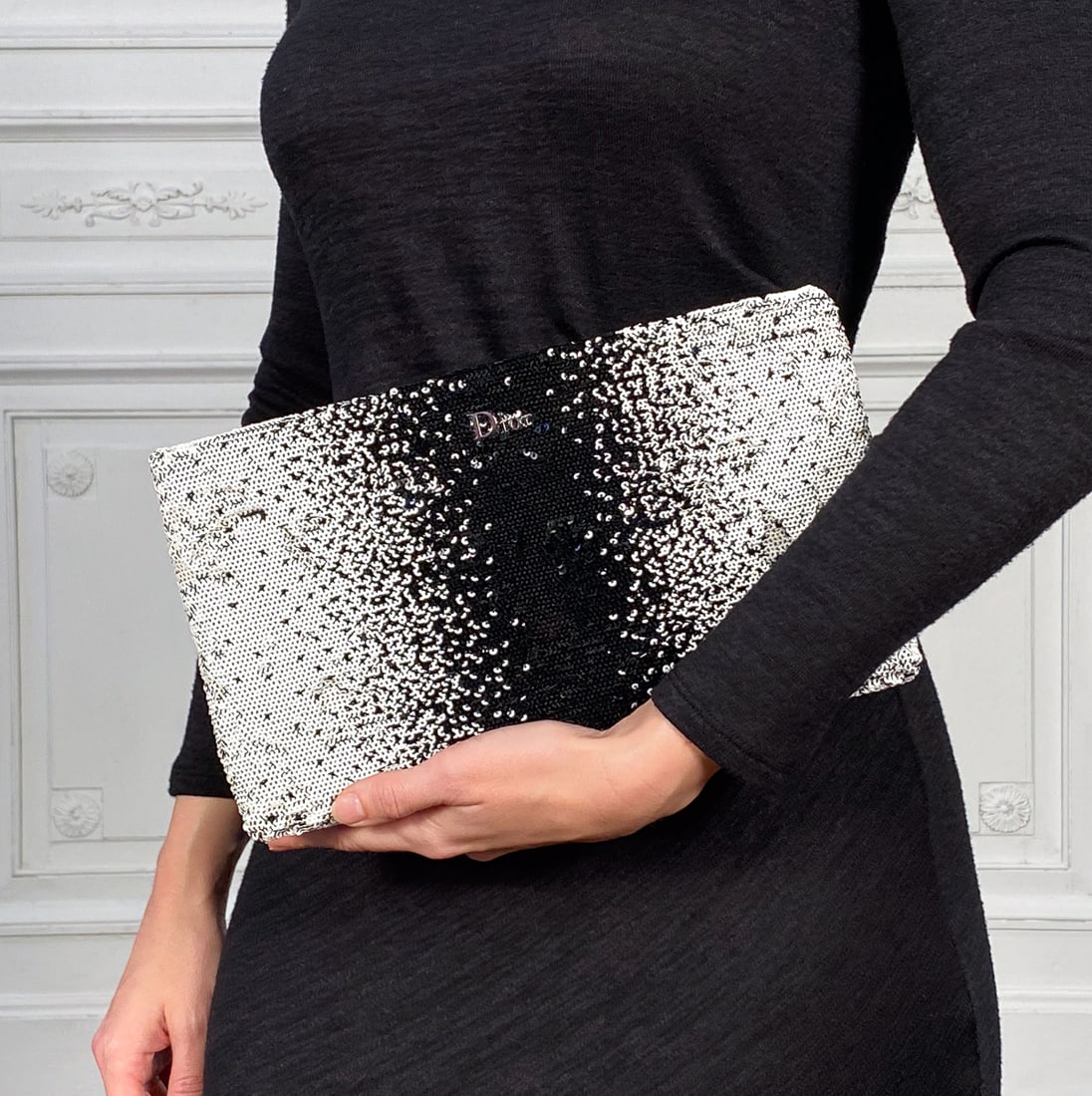 Christian Dior Sequin Clutch Bag (1 of 6)