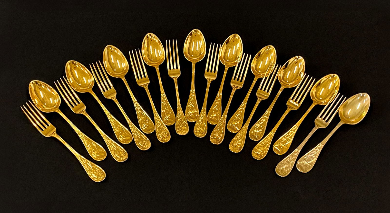 Tiffany & Co. Audubon Vermeil Flatware (1 of 3)