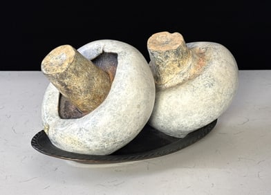 Popliteo, Montoya & Ortiz Bronze Mushrooms