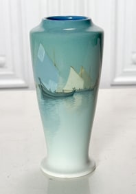 Carl Schmidt Rookwood Pottery Marine Scenic Vase