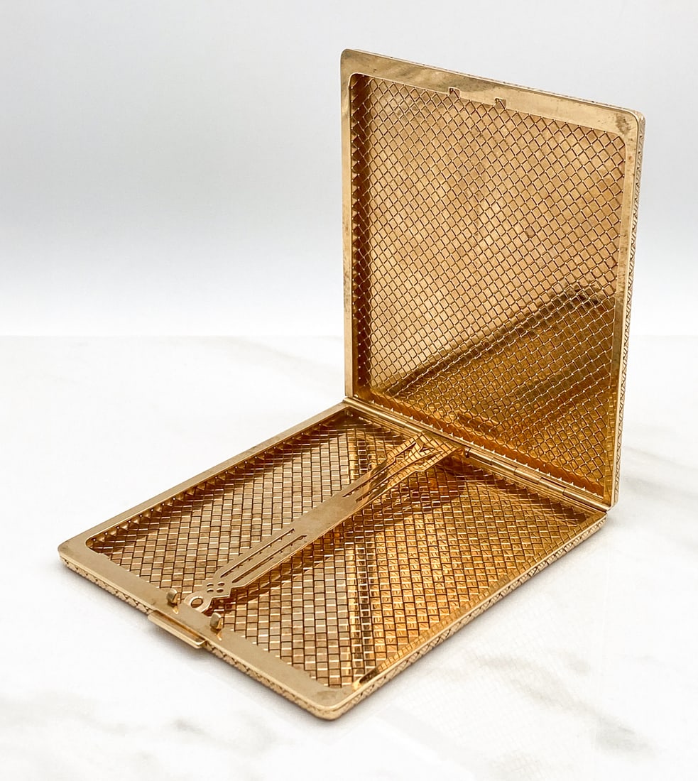 14k Yellow Gold Cigarette Case (1 of 3)