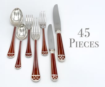 Christofle Talisman Silver Flatware, 45 Pcs.