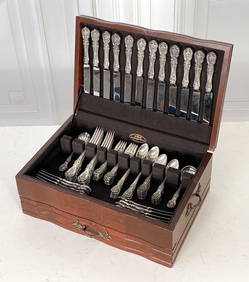Reed & Barton Francis I Sterling Silver Flatware, 63 Pcs. (1 of 3)