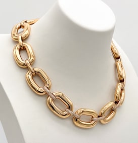 Roberto Coin 18k Gold & Diamond Necklace