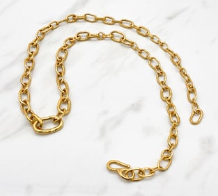 Jean Mahie 22k Yellow Gold Cadene Chain